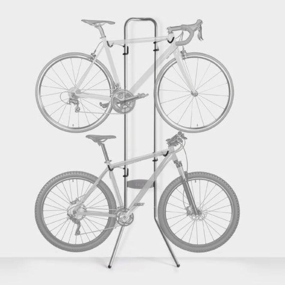 Delta Cycle Michelangelo Two Bike Gravity Stand bike storage idea