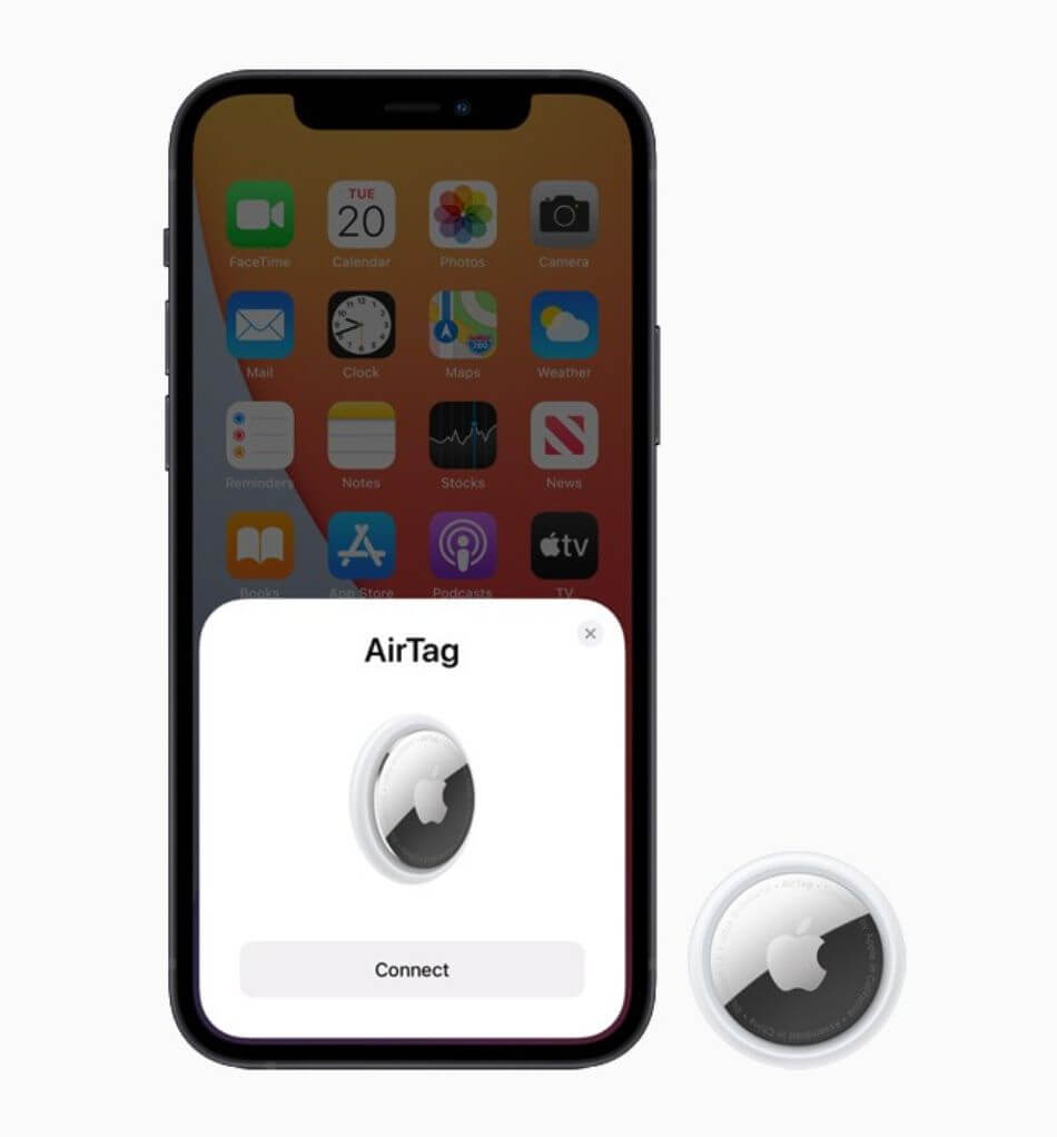 Apple AirTag bike gps tracker