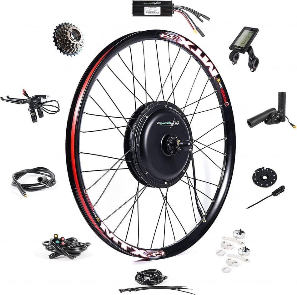 The Ebikeling Wheel is great for mountain bikes