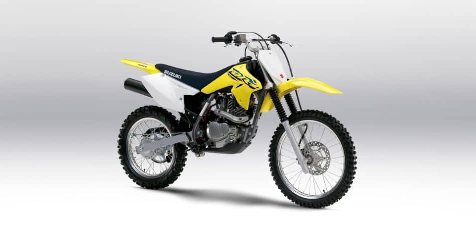 The Suzuki is a beginner trail bike