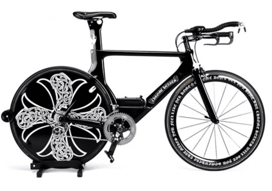 Cervelo chrome hearts bikes collab. Image credit Luxury Launches