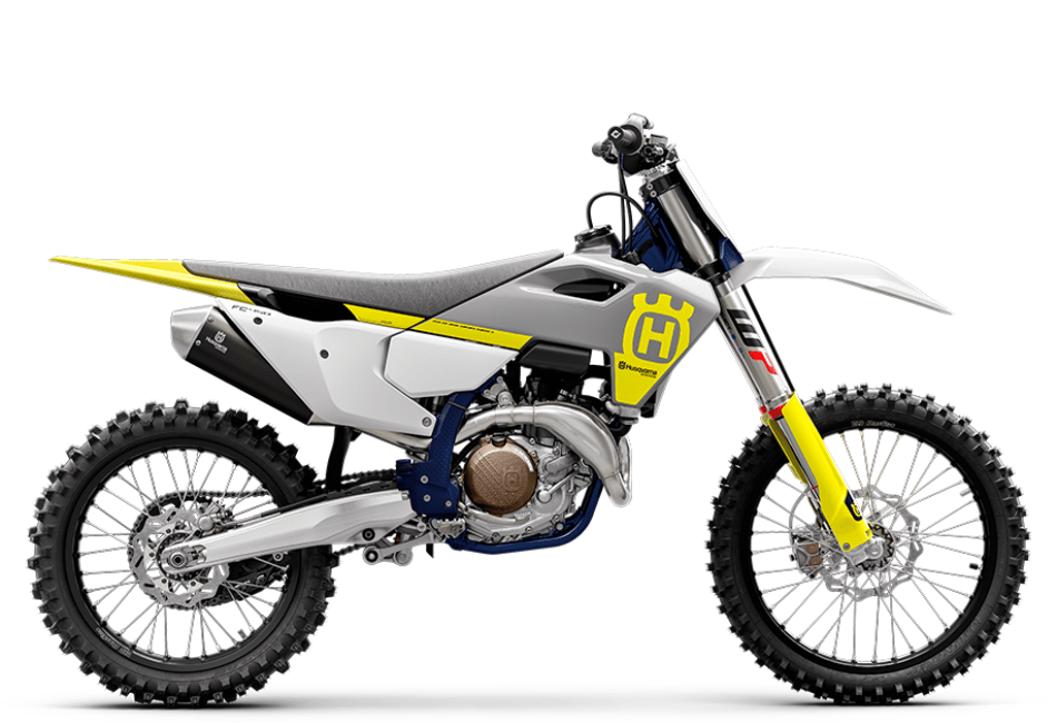 In iconic yellow this Husqvarna is a fast and well rounded 450cc dirt bike Pic by Husqvarna Motorcycles