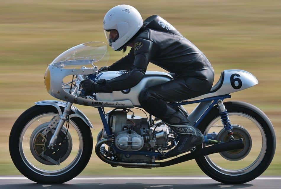 A classic BMW race bike. Image Credit: PSParrot