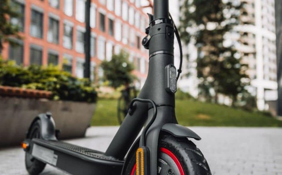 Electric Scooter in a city