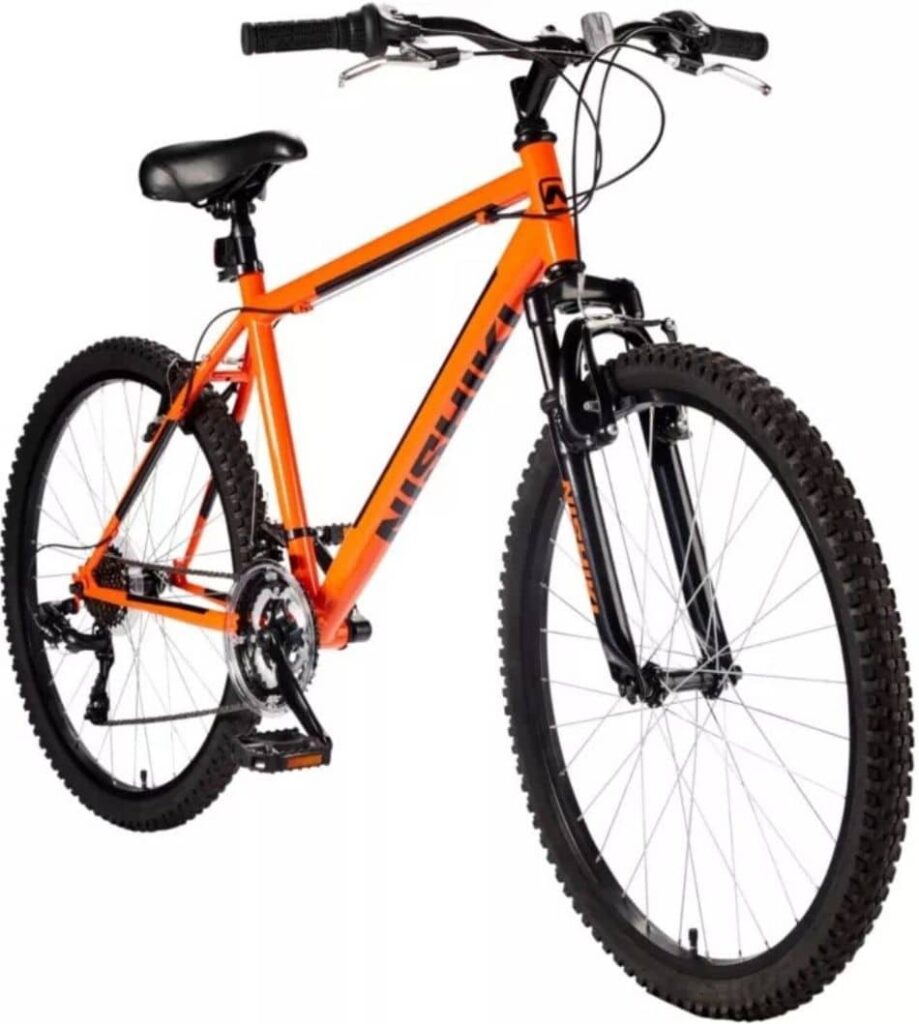 Nishiki MenΓCOs Pueblo Mountain Bike in orange and black