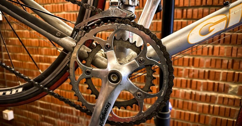 Bike Chainset up close 1