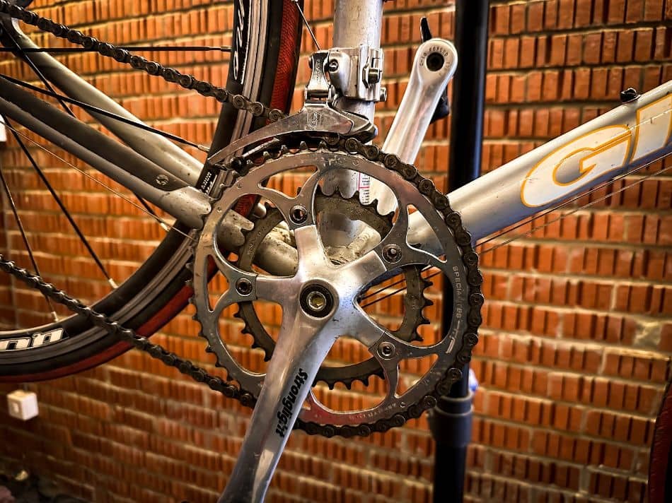 Bike Chainset up close