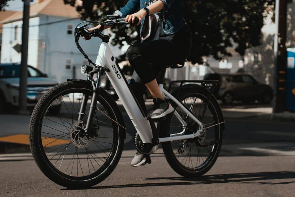 Electric Bike in city