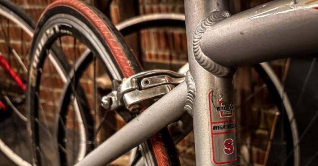 Bike frame up close
