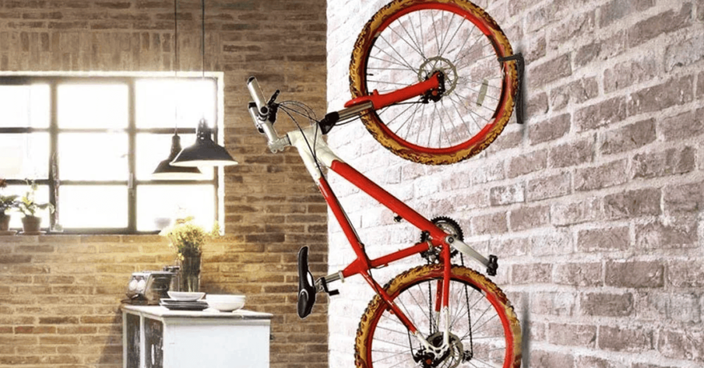 Vertical bike hanger