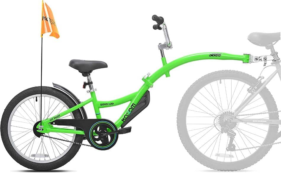 The Kazam Tag Along Is a sturdy budget friendly bike attachment 2